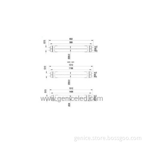 isolated driver G13 1.2m led t8